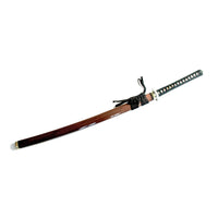 Katana with Brown Saya and Mokko Tsuba