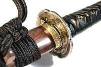 Katana with Brown Saya and Mokko Tsuba