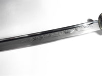 Katana with Engraved Dragon Blade and Gold Dragon Tsuba