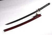 L6 Steel Kagum with Burgundy Saya