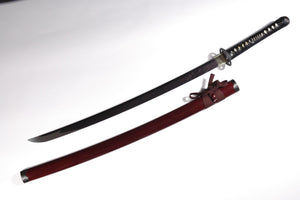 L6 Steel Kagum with Burgundy Saya - high quality sword from Martialartswords.com