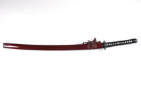 L6 Steel Kagum with Burgundy Saya