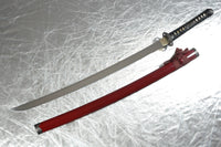 L6 Steel Kagum with Burgundy Saya