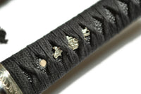 Three-Sword Set with Silver Sukashi Tsuba