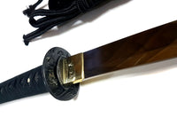 Katana with dragon and ginko theme - high quality sword from Martialartswords.com