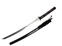 Turtle-themed katana with hand carved iron tsuba - high quality sword from Martialartswords.com