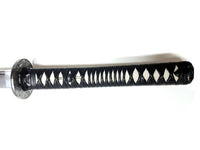 Turtle-themed katana with hand carved iron tsuba - high quality sword from Martialartswords.com