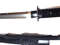 Turtle katana with black habaki - high quality sword from Martialartswords.com