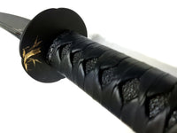 Katana with a Bamboo Carved Tsuba - high quality sword from Martialartswords.com