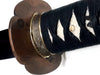 Tombo Katana with Antique Japanese Brass Tsuba - high quality sword from Martialartswords.com