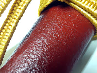 Antique fittings with Red Ishime Saya (charcoal textured) - high quality sword from Martialartswords.com