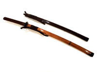 Two-tone Pine tree Jingum with Brown Rice Paper Scabbard - high quality sword from Martialartswords.com