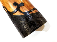 Two-tone Pine tree Jingum with Brown Rice Paper Scabbard - high quality sword from Martialartswords.com