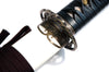 Korean L6 steel jingum (antiqued Vine II fittings, spare scabbard) - high quality sword from Martialartswords.com
