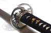 O-kissaki katana with hand-made sukashi crab tsuba - high quality sword from Martialartswords.com