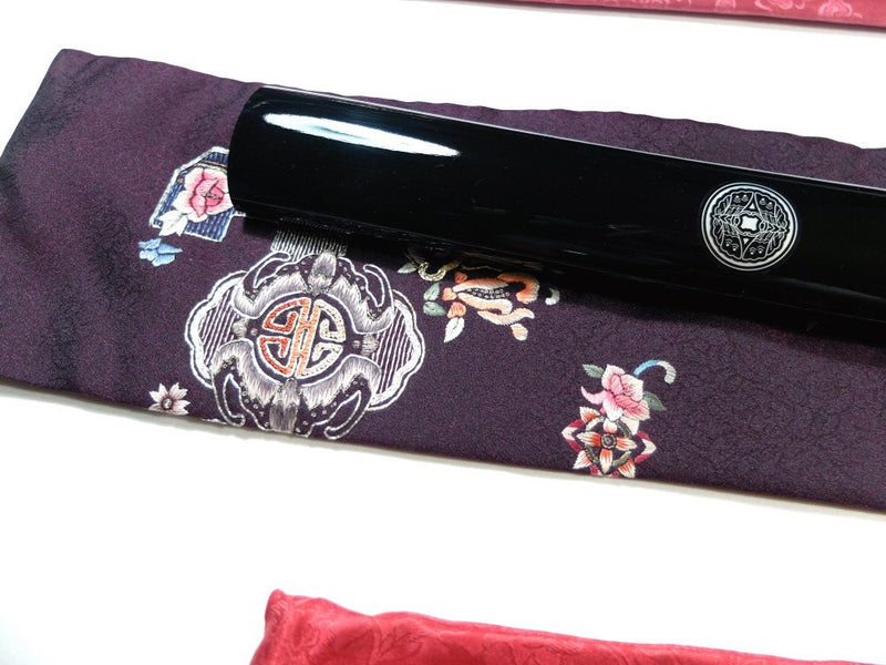 Custom mon heirloom katana set - high quality sword from Martialartswords.com