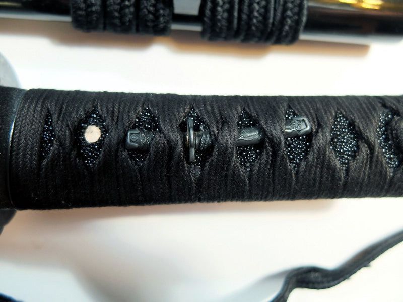 Custom mon heirloom katana set - high quality sword from Martialartswords.com