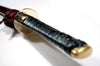 Japanese katana with handmade dragonfly (tombo) sukashi tsuba - high quality sword from Martialartswords.com